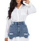 WOMEN FASHION SHIRT DRESS