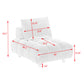 30 inches long, Teddy Sofa Fabric, with spacious and comfortable seat,