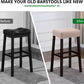 Stool Covers Rectangle - 2 Pack Stretch Waterproof Saddle Seat Cover