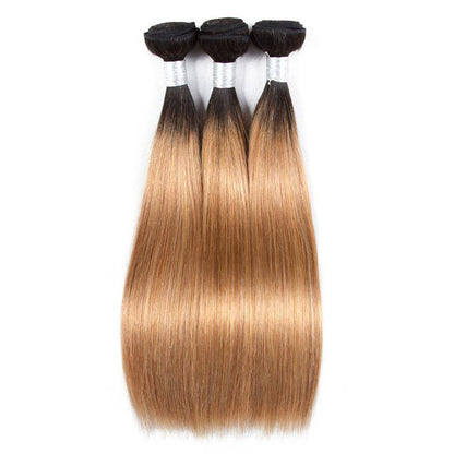 BeuMax 1B/27 Straight Hair BUNDLES with CLOSURES & FRONTALS - Walbiz.com