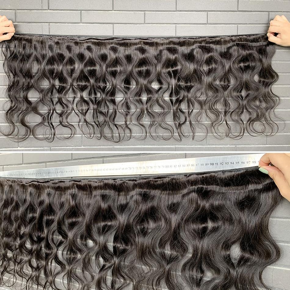 10A Grade Body Wave 3/4 Human Hair Bundles with 4x4 Closure 13x4 front - Walbiz.com