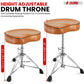 5Core Drum Throne Padded Guitar Stool Saddle Drummer Seat for Adults &