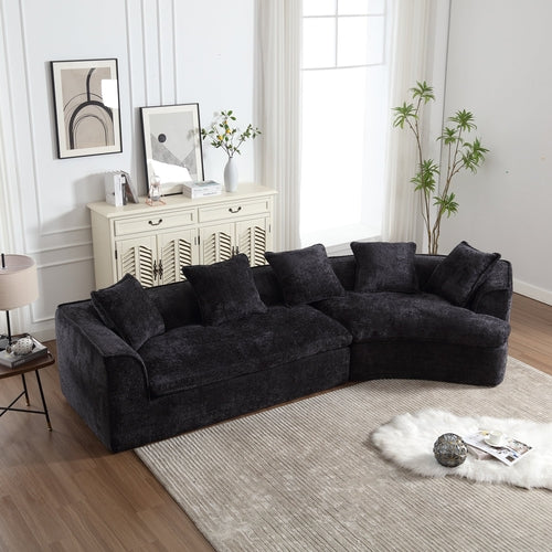 Boucle Sofa 3 Seater for Living Room Oversized Comfy Sofa unique