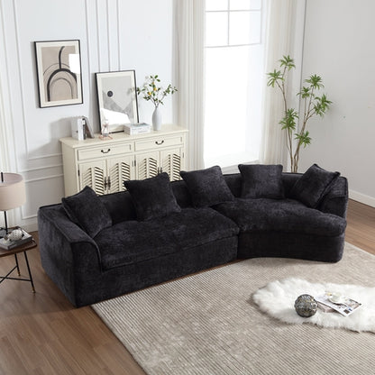 Boucle Sofa 3 Seater for Living Room Oversized Comfy Sofa unique