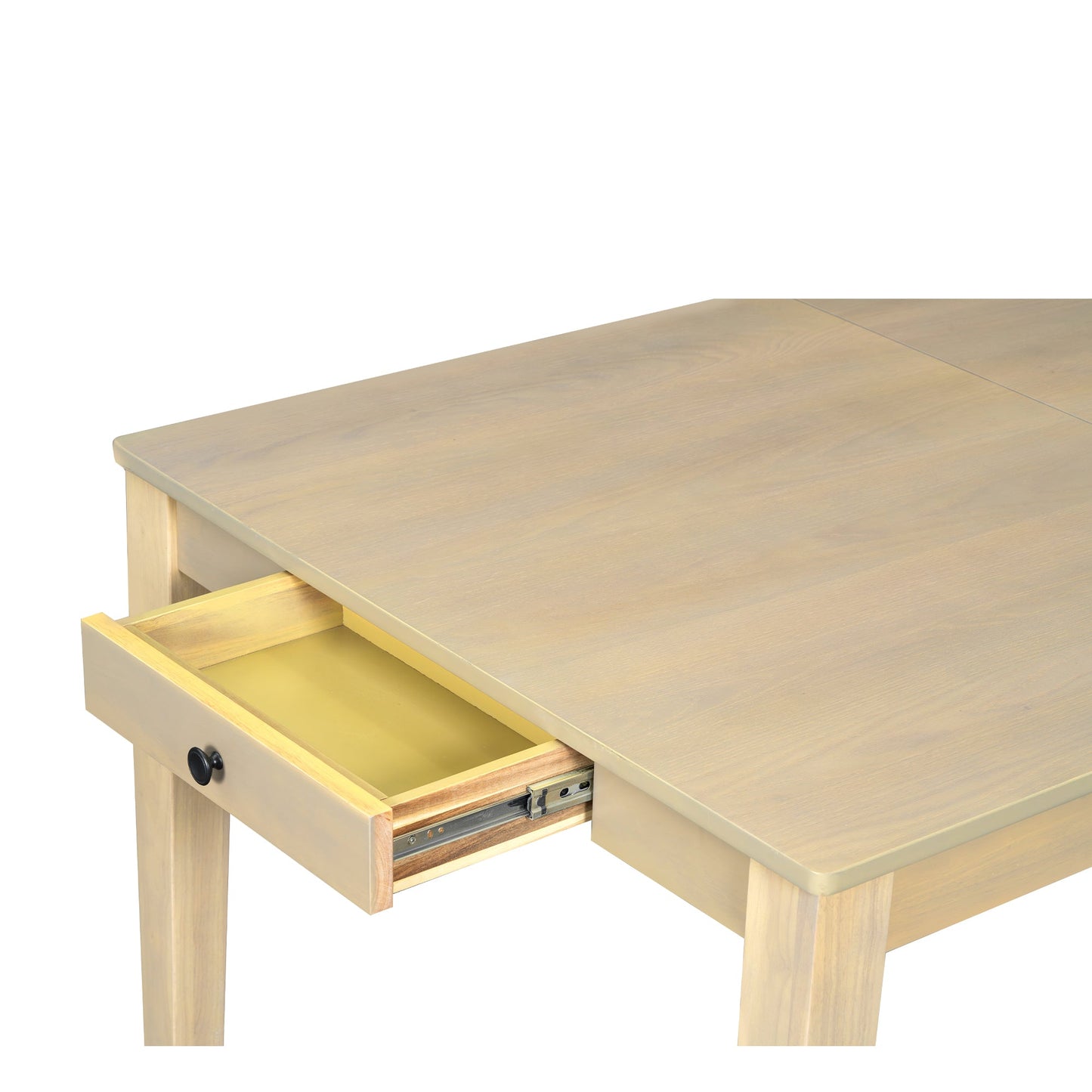 Rustic 7-Piece 78.1inch Extendable Dining Table Set with 18inch