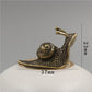 Brass Tea Pet Snail Decoration Pure Copper Paperweight Solid Core To