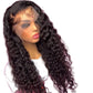 13x4 HD Transparent Lace Frontal Deep Wave Human Hair Wigs 200% Densit