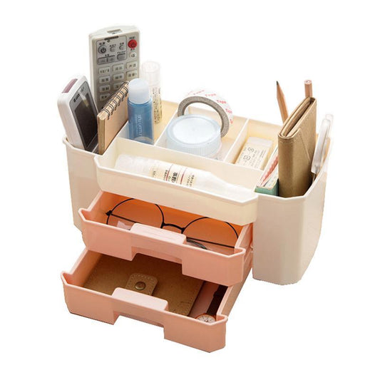 Makeup Organizers with Double Drawers For Cosmetics