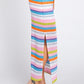 Multi-Color Stripe Maxi Skirt