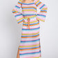 Multi-Color Stripe Maxi Skirt