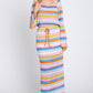 Multi-Color Stripe Maxi Skirt