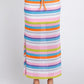 Multi-Color Stripe Maxi Skirt