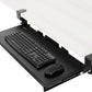 Large Keyboard Tray under Desk Pull Out with Extra Sturdy C Clamp