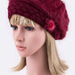 Solid Color Fashion Beret Set