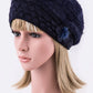Solid Color Fashion Beret Set