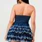 Denim Delight Tiered Ruffle Dress