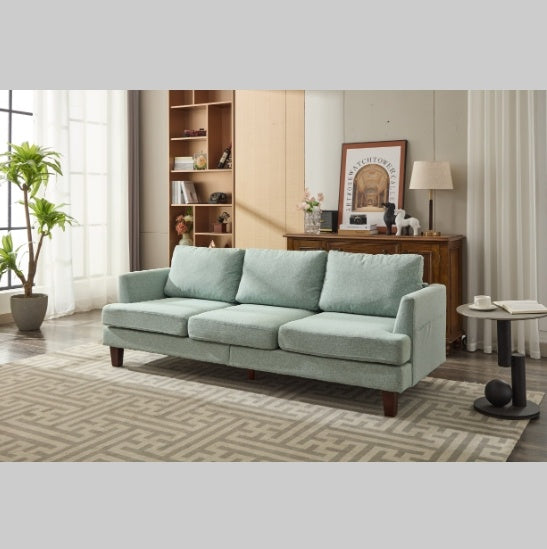 Fabric 3 Seater Couch With 2 USB, Comfortable Sectional Couches And