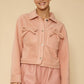 Fleece bow jacket