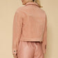 Fleece bow jacket