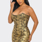 Serpentine Glamour Bodycon Dress