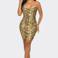 Serpentine Glamour Bodycon Dress