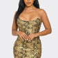 Serpentine Glamour Bodycon Dress