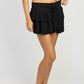 TIERED RUFFLE MINI SKORT