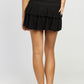 TIERED RUFFLE MINI SKORT