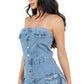 WOMEN FASHION DENIM ROMPERS