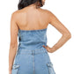WOMEN FASHION DENIM ROMPERS