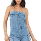WOMEN FASHION DENIM ROMPERS