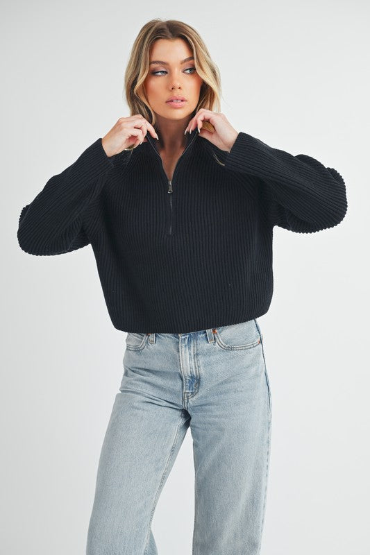 Debbie Half-Zip Sweater