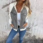 Zip up denim jacket