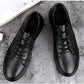 Men's casual fashion breathable top leather shoes