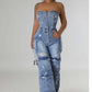 WOMEN FASHION DENIM JUMPSUIT