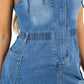 WOMEN FASHION DENIM MINI DRESS