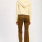 CROPPED HOODIE ZIP UP