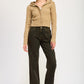 CROPPED HOODIE ZIP UP