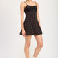 LACE TRIM SLIP DRESS