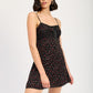 LACE TRIM SLIP DRESS