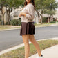 The Britt - Brown Skort