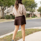 The Britt - Brown Skort