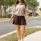 The Britt - Brown Skort
