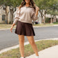 The Britt - Brown Skort