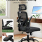 Ergonomic Mesh Office Chair High Back Desk Chair Adjustable Lumbar