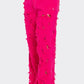 Fuchsia Frenzy Wide-Leg Jeans