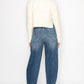 HIGH RISE RELAXED BARREL JEANS
