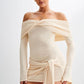 WOMEN FASHION MINI SUMMER KNIT DRESS
