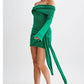 WOMEN FASHION MINI SUMMER KNIT DRESS
