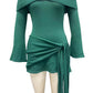WOMEN FASHION MINI SUMMER KNIT DRESS